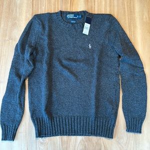 Vintage New with Tags Polo Ralph Lauren Sweater in gray